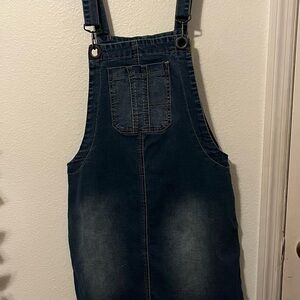 Denim Overall Dress